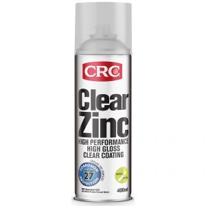 CRC Clear Zinc Sơn phủ kẽm chống rỉ sét dạng trong 400 ml